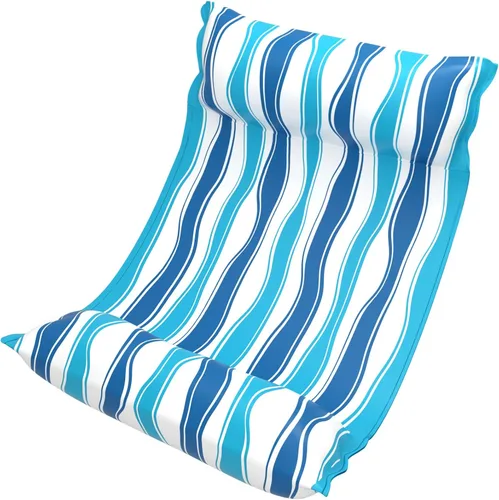 Miniatura 8 de Jasonwell Hamaca de agua flotadores para piscina, paquete de 2 flotadores inflables de tela 4 en 1 (silla de montar, tumbonas flotantes), tumbonas