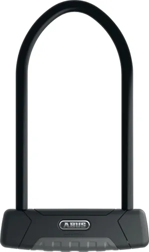 ABUS Granit Plus 470 - Cerradura en U para bicicleta, 9 pulgadas/0.472 in, color negro