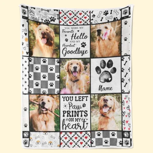 Miniatura 15 de Manta conmemorativa personalizada para perros, mantas personalizadas con fotos de mascotas, regalos conmemorativos para perros por la pérdida
