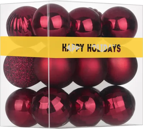Miniatura 109 de Bolas de Navidad Grandes de 3.2" en Azul Bebé - Adornos para Árbol de Navidad, Bolas Colgantes Inastillables para Cumpleaños, Halloween, Boda