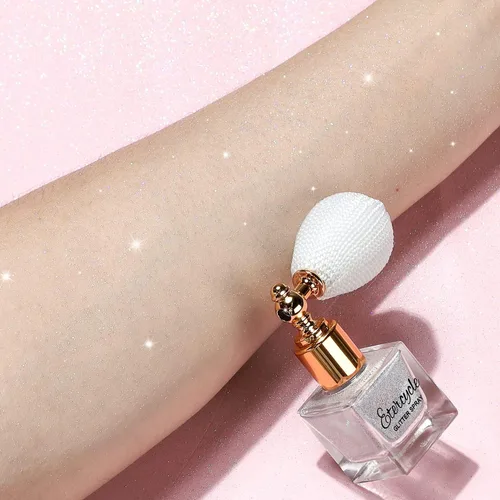 Miniatura 3 de Etercycle - Pulverizador de purpurina dorada para el cuerpo, polvo en aerosol brillante, polvo de purpurina brillante, maquillaje brillante