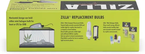 Miniatura 5 de Zilla Accesorios de terrario de reptiles de perfil bajo individual, negro
