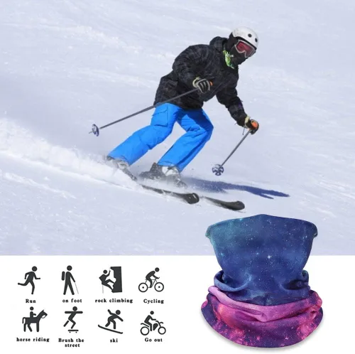 Miniatura 7 de GUIFIER Máscara facial bandanas para el cuello, bufanda mágica para el polvo, el sol, el viento