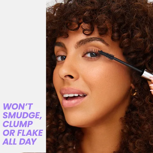 Miniatura 6 de Wonderskin Máscara de pestañas negra para volumen, longitud y rizo, alargamiento, voluminización y maquillaje de pestañas a prueba de manchas