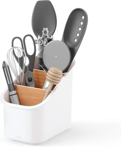 Miniatura 8 de Umbra Bellwood - Organizador de paquetes, bandeja dividida para ingredientes de despensa y otros artículos pequeños, hecho de plástico duradero