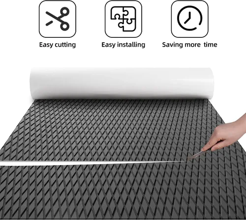 Miniatura 2 de FOCEAN Boat Flooring - EVA Foam Sea Boat Decking Small Diamond Marine Deck Mats for Bass Boats Pontoon Boats Jon Boats RV Yacht Kayak Floor