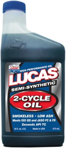 Miniatura 7 de Lucas Oil 10110 - Aceite semisintético de 2 ciclos - 1 cuarto de galón (paquete de 6)