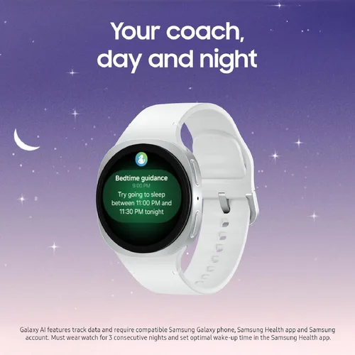 Miniatura 2 de Samsung Galaxy Watch 8 (2025) - Reloj inteligente LTE de 1.732 pulgadas, diseño de cojín, monitor de fitness, entrenamiento de sueño, entrenador
