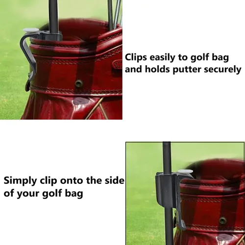 Miniatura 3 de Golf Putter Clip Golf Bag Clip on Putter Clamp Holder Golf Putter Clip Organizer Ball Marker