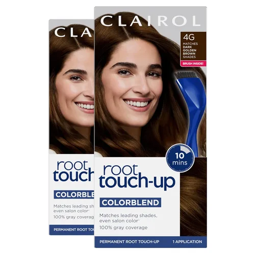 Miniatura 17 de Clairol Root Touch-Up de Nice'n Easy - Tinte permanente para el cabello, color caoba claro 6R/Marrón rojizo claro, paquete de 2 6R castaño