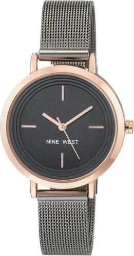 Miniatura 8 de Nine West - Reloj de brazalete de malla para mujer