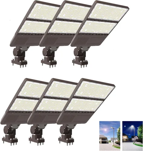 Miniatura 15 de Luz LED de estacionamiento de 150 W, 120 W, 90 W, ajustable, con certificación UL, 5700 K, 5000 K, 4500 K, sintonizable, 22500 lm luz comercial