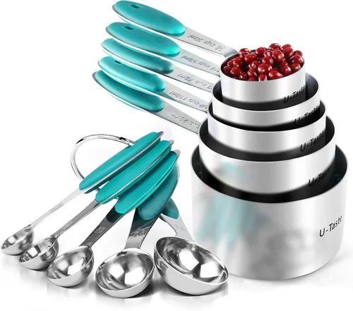 Miniatura 13 de U-Taste - Juego de tazas y cucharas medidoras Multicolores