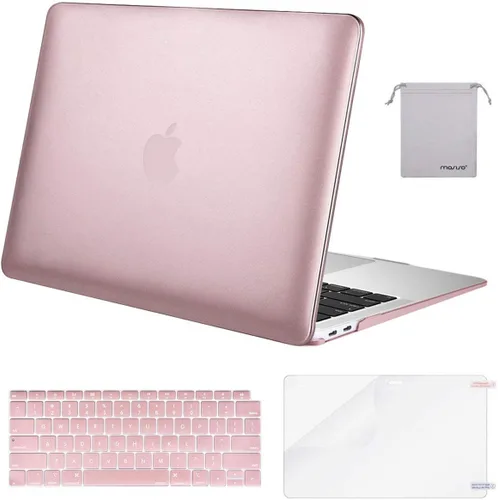 Miniatura 47 de MOSISO - Funda rígida y de plástico compatible con MacBook Air de 13 pulgadas versión 2022, 2021-2018, A2337 M1 A2179 A1932; con cubierta