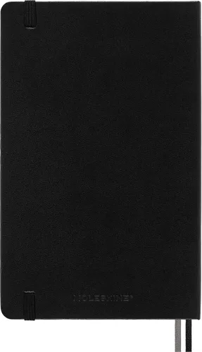 Miniatura 3 de Moleskine Cuaderno clásico expandido, tapa dura, grande (5 x 8.25 pulgadas), a rayas/forrado, negro, 400 páginas