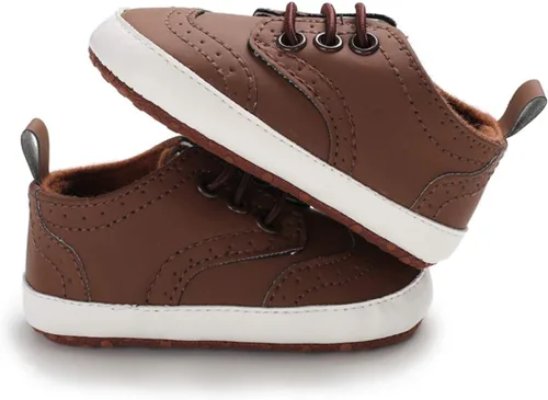 Miniatura 16 de COSANKIM Zapatos deportivos para bebé niño y niña, zapatos de tobillo altos, antideslizantes, suela suave, zapatos de cuna para niños pequeños