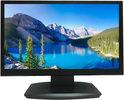 101AV 19.5" 5MP Super HD TVI, AHD, CVI y CVBS 16:9 Monitor de seguridad profesional, 1 HDMI, 2 entradas BNC y 1 salidas, funciona con cámaras de
