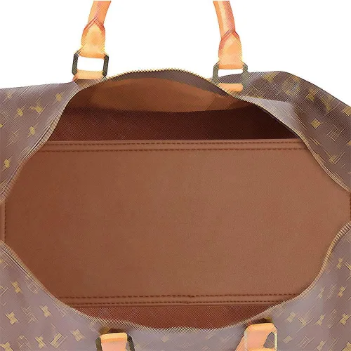 Miniatura 2 de Vegan Leather Bag Base Shaper in Brown Color Compatible for the Designer Bag Keepall 60