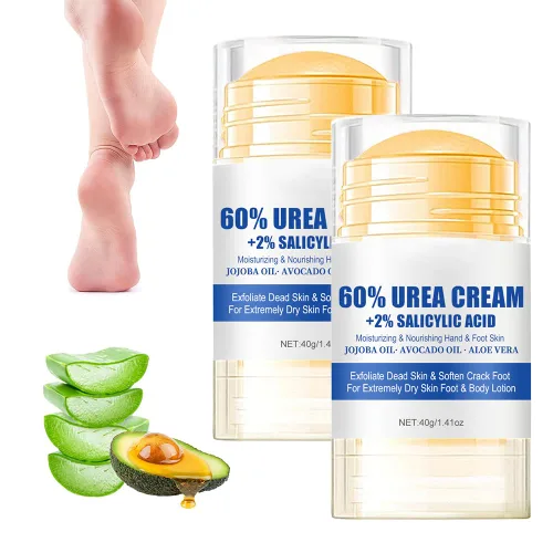 Miniatura 7 de Crema Hidratante y Anti-Grietas para Pies con 60% de Urea, Crema Hidratante y Relajante para Pies Mejorada 2025 y Alivia la Grieta y Sequedad, Crema