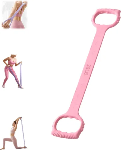 Miniatura 13 de Figura 8 Banda de resistencia de fitness, Figura 8 bandas de ejercicio para mujeres y hombres, 8 bandas de goma de resistencia en forma de brazos