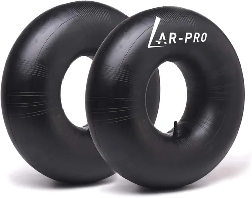AR-PRO Tubo interior de repuesto resistente de 13 x 6.50-6 pulgadas con vástago de válvula recto TR-13 (paquete de 2) – para carretillas, Razor Quad
