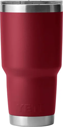 Miniatura 5 de YETI Rambler - Vaso aislado al vacío de acero inoxidable de 30 onzas con tapa MagSlider Cosecha Rojo