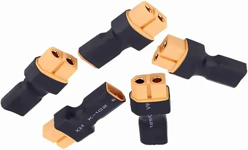 Miniatura 7 de Oumefar 5 unids a enchufe hembra macho adaptador convertidor para RC FPV Drone Car LiPo cargador de batería ESC (XT30 macho a hembra)