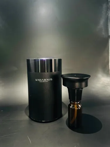Miniatura 5 de H14 Mini difusor de aroma Difusor de coche - Diseño moderno, material de aluminio, luz indicadora LED, difusión de aire frío, difusor de aceite