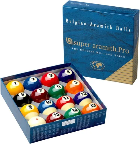 Miniatura 7 de Aramith Juego de bolas de billar fenólicas puras regulación belga