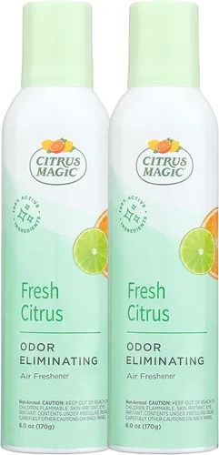 Miniatura 18 de Citrus Magic Spray ambientador que elimina olores, limón tropical, 3 onzas, paquete de 3