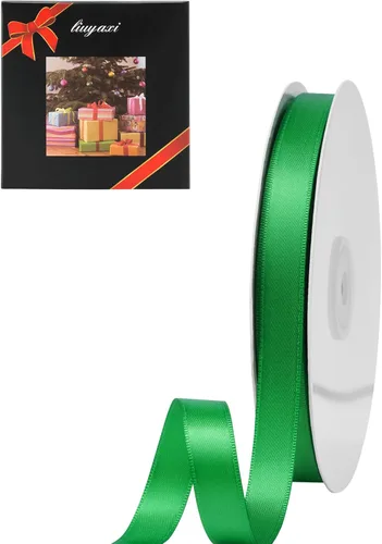Miniatura 17 de LIUYAXI Cinta de Satén Dorada de Doble Cara 1/4" X 50 Yardas, Cintas Perfectas para Manualidades, Envoltura de Regalos, Fabricación de Lazos y Más
