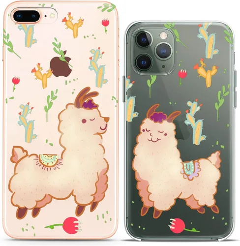 Miniatura 17 de Fundas a juego para parejas compatibles con iPhone 16 15 14 13 12 11 Pro Max Mini Xs X 6s 8 Plus 7+ Xr 10 SE 5 papel transparente cubierta delgada