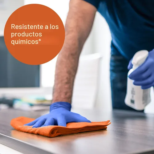 Miniatura 3 de Guantes de examen de nitrilo Caring, azules, sin polvo, guantes desechables para atención médica, primeros auxilios, limpieza, preparación de Large