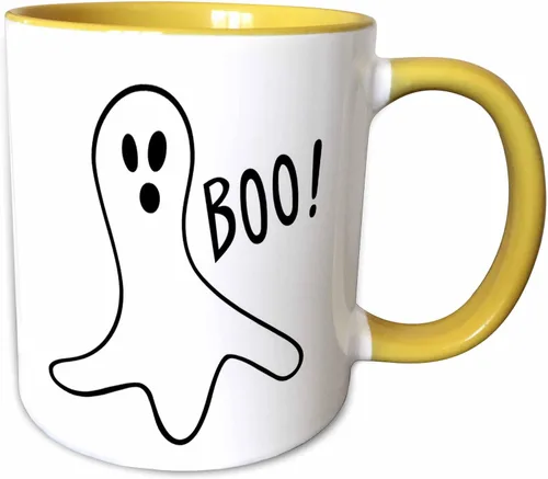 Miniatura 11 de 3dRose Patricia Sanders Creations - Halloween Boo Ghost - Tazas (mug_27865_4)