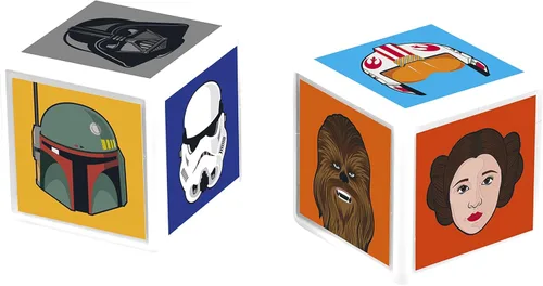 Miniatura 3 de Top Trumps Match Star Wars The Crazy Cube Game, juega con 15 de tus personajes favoritos de Kylo Ren, Boba Fett, Chewbacca, Darth Maul