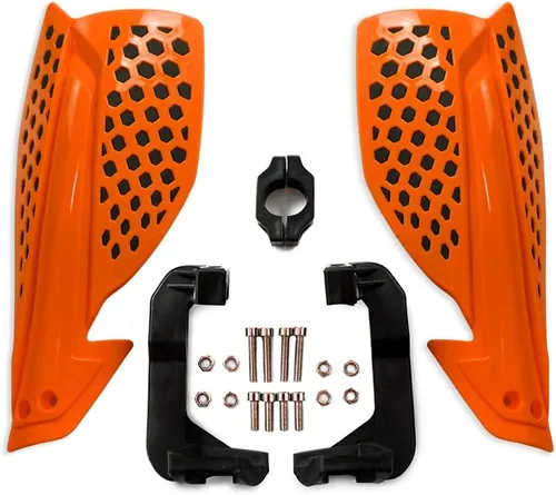 Miniatura 5 de Worldmotop - Barra de cepillo de repuesto universal para Yamaha Kawasaki Suzuki Honda off Road ATV Dirt Bike Motocross (negro y negro)
