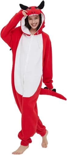 Miniatura 3 de Pijama de dragón unisex de animales, disfraz de cosplay para adultos
