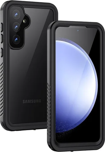 Miniatura 15 de Lanhiem Funda para Samsung Galaxy S24 FE, IP68 impermeable a prueba de polvo con protector de pantalla integrado, funda protectora de cuerpo Negro