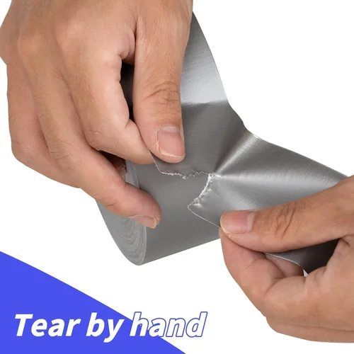 Miniatura 3 de Oleitodh Cinta adhesiva plateada resistente de gran capacidad Paquete de 12 unidades - 2 pulgadas 60 yardas cada una, fuerte, sin residuos, para Gris