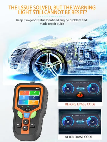Miniatura 3 de Escáner OBD2 - Herramienta de diagnóstico para lector de códigos de automóvil para comprobar la luz del motor, lector de códigos de fallas
