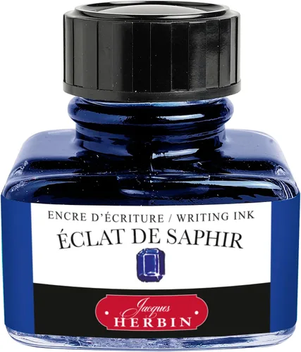 Miniatura 28 de Tinta para pluma estilográfica Herbin - Botella de 30 ml - Bleu Azur