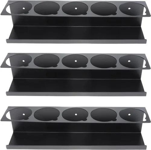 RealPlus Soporte para latas de aerosol en aerosol, soporte para botellas de 5 latas, de acero resistente, montado en la pared, para garaje y espacio
