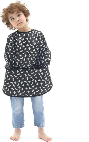 Miniatura 36 de Plie Kids Waterproof Art Smock – Long Sleeve Apron for Painting, Baking, Sensory Play (Ages 1–10)