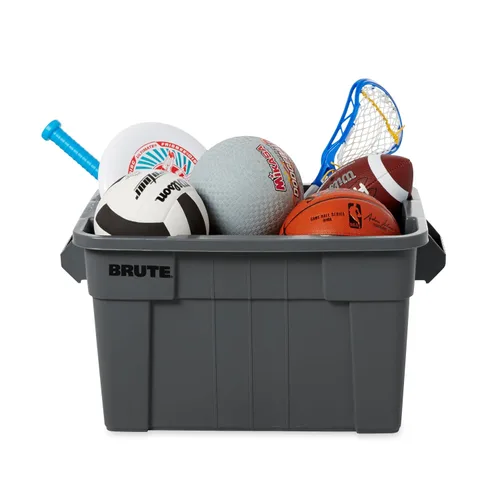 Miniatura 6 de Baúl con tapa Rubbermaid Commercial fg9s3100gray Brute, capacidad de 20 galones, 27-7/8 pulgadas, longitud x 17-3/8 pulgadas, ancho x 15-1/8 Gris