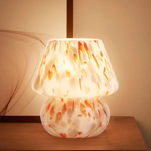 Miniatura 7 de Dawnwake Lámpara de Mesa con Forma de Hongo para Dormitorio, Pequeñas Lámparas de Escritorio de Mesita de Noche para Sala de Estar, Decoración