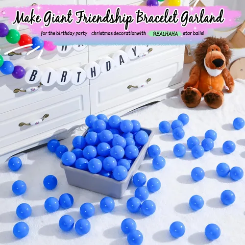 Miniatura 6 de Realhaha Large Plastic Balls for Ball Pit Kid Playball 50/100count 2.76inch Large Ball Pit Balls for Baby Kids Non Toxic Crushproof Bpa-free