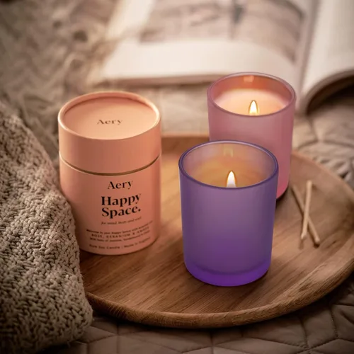 Miniatura 5 de SHOWIN Tarros Gruesos para Velas para Hacer Velas 16 Pzas, 7 OZ Tarros Vacíos con Tapas de Madera para Hacer Velas, Contenedor de Muestra, Morado