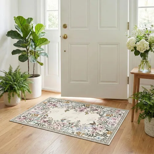 Miniatura 33 de Alfombra de pasillo de cocina de 2 x 6 pies para pasillo, alfombra de pasillo lavable con parte trasera antideslizante, alfombra suave de pelo bajo