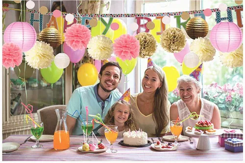 Miniatura 5 de Linterna de papel redonda plegable reutilizable, estilo chino/japonés, colgante, cubierta de lámpara para jardín, fiesta de cumpleaños, suministros