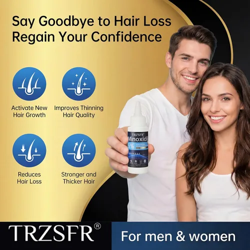 Miniatura 4 de Minoxidil - 5% para hombres y mujeres con aplicador de rodillo y bolígrafos aplicadores de precisión, solución tópica extra fuerte
